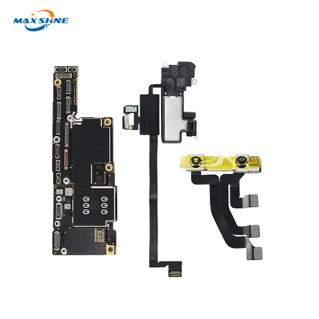 Original Unlocked Motherboard for Iphone Xs Max 64gb 128gb with Face Id Logic Board Full Working Update IOS18 Placa Base Replace