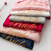 Robe de luxe en satin pour femme, brodée, style international, idéale pour demoiselle d'honneur, mariée, ou comme robe de maquillage de mariage