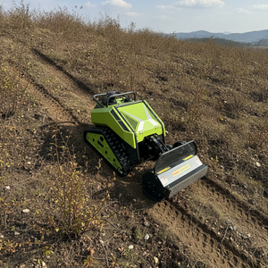 Livraison Gratuite Euro5 Diesel Télécommandé Tondeuse à Fléaux Tout-en-un sur Chenilles, Motoculteur, Machine à Creuser des Fossés, Équipement de Réaménagement des Terres Agricoles 48V - Product Image 1