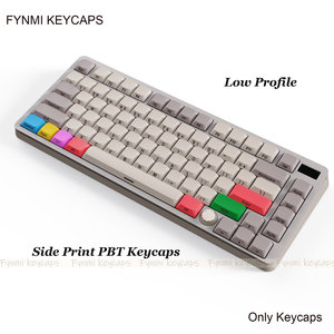 Teclas Fynmi Ultrafinas de Perfil Bajo, 127 Teclas PBT con Sublimación de Tinta, Teclas ANSI para Teclado Mecánico con Interruptor <span class=keywords><strong>MX</strong></span> de Perfil Bajo - Product Image 3