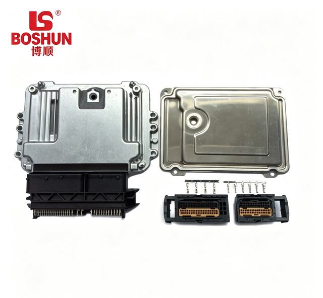 BS018 Automotive ECU Aluminum Enclosure with (94+60)154/(105+91)196Pin Connector for Auto Engine Control & Car Modification