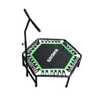 Mini Trampolín Exclusivo de Tipo Profesional, Equipo de Gimnasio Duradero para Ejercicios de Fitness Efectivos en Interiores
