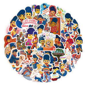 ZY3084C 50 Piezas Nuevas Pegatinas de Graffiti <span class=keywords><strong>Wally</strong></span> <span class=keywords><strong>Darling</strong></span> para Decorar Tazas, Guitarras, Computadoras Portátiles, Equipaje, Cascos, Vinilo Impermeable - Product Image 6