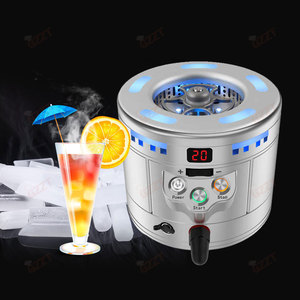 Portable Mini machine à glace sèche de qualité alimentaire pour faire de l'atmosphère fumée tasse Froster verre congelé boisson tasse pour améliorer le goût du vin - Product Image 1