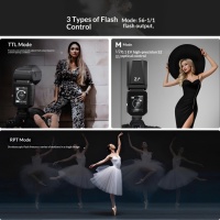 Flash externe NEEWER Z3R pour appareil photo, synchronisation haute vitesse, griffe porte-flash, pour appareils photo reflex numériques Fuji
