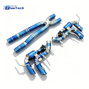 Système d'échappement à soupapes haute performance pour Ferrari Purosangue FUV 6.5V Racing, en alliage de titane, avec tuyau d'échappement - Product Image 1