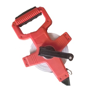 Cinta Métrica de Fibra de Vidrio en Rollo Abierto de 330 Pies x 1/2 Pulgada, con Escala en Pulgadas y Métrica, Cinta de Medición de PVC para Ingenieros - Product Image 1