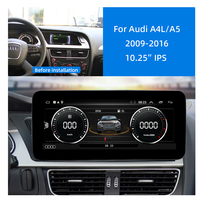 Lecteur DVD de voiture en gros, système Linux avec CarPlay sans fil, Android Auto, écran tactile pour Audi A4 2009-2016