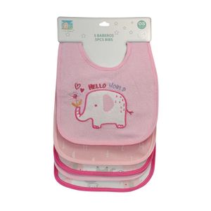 Bavoirs bébé en coton tricoté nouveau-né impression et broderie conception lavable Durable imperméable à l'eau salive serviette bavoirs bave - Product Image 2