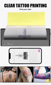 Papier transfert pour tatouage MHT-P8009A4, taille 100 feuilles, papier thermique pour tatouage, papier <span class=keywords><strong>carbone</strong></span> pour transfert de motifs - Product Image 2