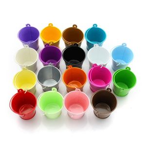 Pastoral Style Candy Color Mini Iron <b>Bucket</b> for Home Decoration Desktop Gift or Painting <b>Bucket</b> - Product Image 4