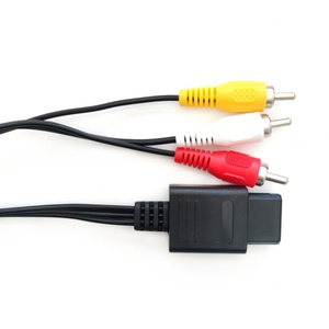 สินค้ามาใหม่ สาย AV 1.8 ม. สาย RCA AV คอมโพสิต อะแดปเตอร์ สายสัญญาณภาพและเสียง สำหรับ SNES/N64/GameCube สำหรับ SNES/N64 - Product Image 3
