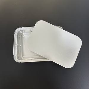 Couvercles en papier rectangulaires écologiques, biodégradables et personnalisables, de qualité alimentaire, jetables et étanches pour biscuits et salades - Product Image 3