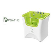 Baignoire en plastique Dpbathe pour toilettage canin avec système de désinfection à l'ozone pour la stérilisation