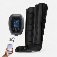 Bottes de massage à compression d'air 2026 pour la récupération des jambes avec pression de 30-260 mmHg, autonomie de 4-5h et contrôle automatique du temps