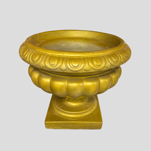 Venta al por mayor de moldes de plástico para macetas de hormigón, <span class=keywords><strong>maceta</strong></span> de cemento prefabricada redonda decorativa escultórica para jardín Modelos de estilo europeo. - Product Image 2