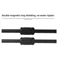 Câble VGA 3+6 Mâle-Mâle, Conducteur en Cuivre, 1,5 m, pour Connexion Écran TV, Projecteur, Ordinateur