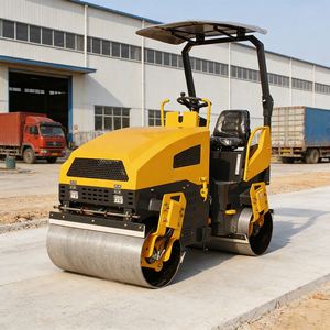 Rodillo Compactador de Doble Tambor de 2.5 Toneladas para Carreteras, Motor de 28KW, Compactación en Terrenos Complejos - Product Image 4