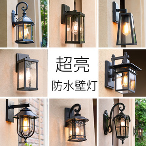 Lampe murale extérieure à énergie solaire, étanche, style européen, lanterne LED pour cour, jardin, patio, véranda, villa - Product Image 4