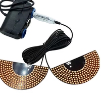 Lumière décorative universelle pour pare-brise arrière de voiture, panneau LED matriciel flexible programmable, lumière œil de démon