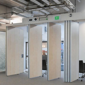 Mur d'air acoustique coulissant moderne en MDF <span class=keywords><strong>Amovible</strong></span> Style bois <span class=keywords><strong>cloison</strong></span> pliante bureau <span class=keywords><strong>atelier</strong></span> insonorisé moderne - Product Image 1