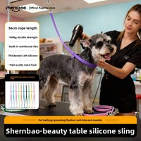 FT-8104 Shenbao Corde suspendue classique en silicone renforcé et épaissi, colorée, de Shanghai, pour table de toilettage et bain de chien