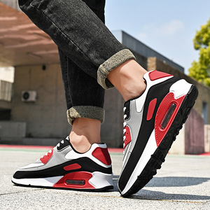 Zapatillas de Baloncesto para Hombre Max90 con Suela Gruesa, Punta Redonda, Parte Superior Sintética, Suela de Goma, Entresuela Acolchada de EVA, para Todas las Temporadas, con Cordones - Product Image 3
