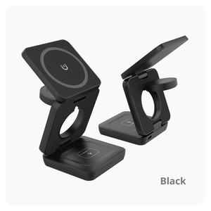 Cargador Inalámbrico Magnético Tres en Uno para Reloj, Auriculares y Teléfono Móvil. Cargador Inalámbrico para <span class=keywords><strong>Base</strong></span> <span class=keywords><strong>de</strong></span> <span class=keywords><strong>Carga</strong></span>. - Product Image 6