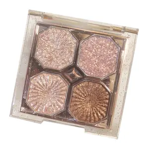 Original brand Waterproof High Pigmented Satin Texture Eyeshadow Safe Ingredients Diamond Glitter Make up Wet Eye Shadow Palette