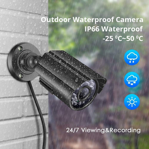 4CH de Sécurité à la <span class=keywords><strong>Maison</strong></span> AHD NVR Kit DE Caméra DE <span class=keywords><strong>VIDÉOSURVEILLANCE</strong></span> avec 4 pièces Extérieur Imperméable H.264 720P Caméra - Product Image 5
