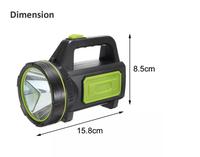 GOLDMORE – lampe de poche à poignée Led en plastique, lampe de secours à Led Rechargeable avec chargeur USB
