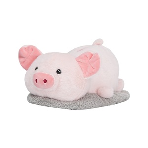 Bolsa de pañuelos para coche con diseño de panda, capibara, conejo y cerdo de dibujos animados, con bolsa de carbón de bambú desodorizante y caja de reposabrazos de felpa. - Product Image 5