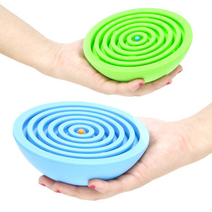 Puzzle magique 3D, labyrinthe de billes d'intelligence, labyrinthe d'équilibre demi-sphérique, jouet éducatif portable pour enfants - Product Image 6