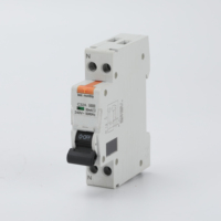 Disjoncteur miniature C32A RCBO 1P+N 4500A avec bouton de test mensuel pour usage domestique et commercial