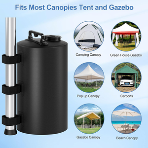 Custom Logo 10L 20L baldacchino gamba borsa-commercio all'ingrosso PVC pieghevole acqua sabbia sacchetti di ancoraggio per il baldacchino esterno - Product Image 6