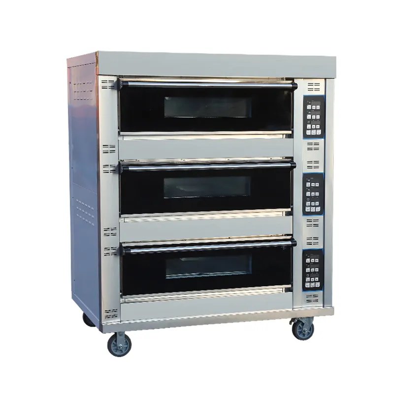 Best Quality 3 Deck Oven 6-Tray Electric Baking Ovens Commercial baking oven