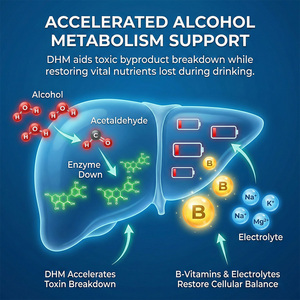 Cápsulas Premium para el Apoyo Hepático en Adultos con Dihidrocinnamida y Vitaminas <span class=keywords><strong>B</strong></span> para el Alivio del Malestar Post-Ingesta de Alcohol - Product Image 2