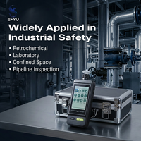 SYU1050E-H2S OEM Penguji Gas yang Dapat Disesuaikan 0-500ML/Min Pompa Penganalisis Gas H2S Detektor untuk Deteksi Gas Buang