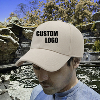 Gorra de Béisbol de 6 Paneles de Jersey Dobby 100% Algodón de Alta Calidad, Bordado 3D Personalizado, Transpirable, Impermeable, Cierre con Hebilla Dorada de Cobre