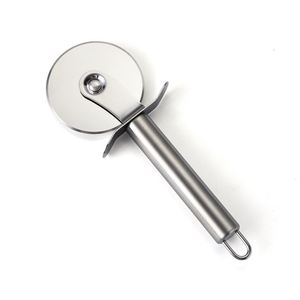 High Quality Stainless Steel Double-<b>Edged</b> Pizza <b>Cutter</b> Knife Portable and Customizable Logo Sustainable and Wholesome - Product Image 1
