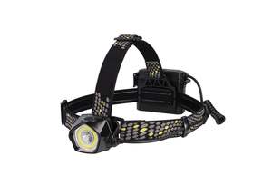 Lampe frontale LED rechargeable étanche IP66 pour le camping et les activités de plein air, 690 lm, corps en plastique, technologie SPOT + COB - Product Image 3