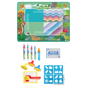Dinosaurus dunia ajaib anak-anak kanvas air pendidikan menggambar mainan diy belajar menggambar tikar permainan - Product Image 6