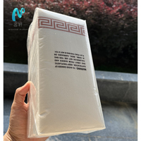 Mshinepaper Fabrication de serviettes en papier de luxe personnalisées Serviettes Airlaid douces et écologiques très absorbantes avec logo