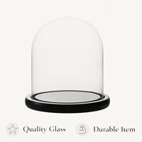 Cloche en acrylique transparent décorative 3 mm pour boules de neige DIY, centre de table mural, vitrine moderne résistante à l'eau pour la décoration intérieure
