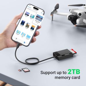 <span class=keywords><strong>Lecteur</strong></span> de <span class=keywords><strong>carte</strong></span> <span class=keywords><strong>SD</strong></span> UGREEN CR125 USB C 4-en-1 Adaptateur de <span class=keywords><strong>carte</strong></span> mémoire externe <span class=keywords><strong>SD</strong></span> <span class=keywords><strong>Micro</strong></span> MS CF Compact Flash Camera Card Reader - Product Image 5