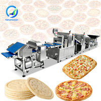 Machine industrielle OCEAN pour la fabrication de la croûte de pizza et l'assemblage des garnitures, ligne de production de pizzas surgelées entièrement automatique