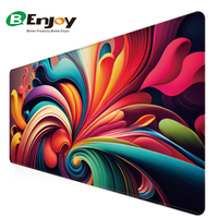 Tapis de bureau rectangulaire de taille personnalisée et de bureau de jeu doux Premium confortable 3mm 4mm impression par sublimation tapis de souris premium bon marché