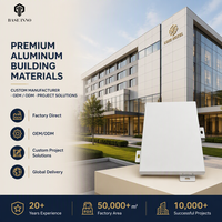 Panneaux de façade soudés en aluminium pour revêtement de bâtiment commercial, perforés, en métal, personnalisés OEM, pour protection de façade, 2026 Inno