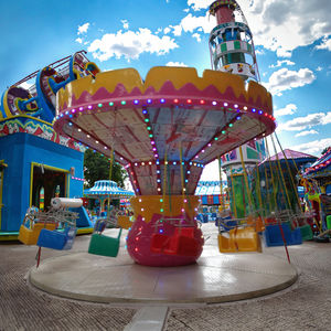 Approvisionnement en usine en Chine directement attraction parc d'attractions intérieur extérieur parc des expositions petites chaises volantes à vendre - Product Image 1