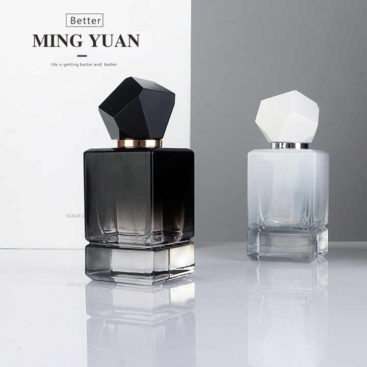 Black Square Perfume Bottle 50ML - Luxury & Customization